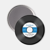 Aangepast record personaliseren magneet (Voorkant / Achterkant)