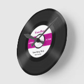 Aangepast record personaliseren ronde klok (Hoek)