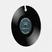 Aangepast recordmetaal metalen ornament (Voorkant links)