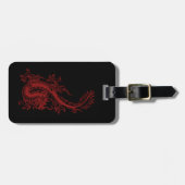 Aangepast Red Dragon Glaurung Bagagelabel (Voorkant horizontaal)