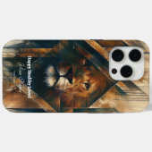 Aangepast: Regal Lion iPhone 15 ProMax Hoesje (Achterkant (horizontaal))