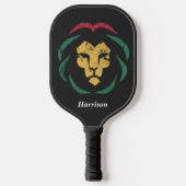 Aangepast reggae Lion Pickleball Paddle (Voorkant)