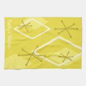 Aangepast reine atoomdiamanten geel theedoek (Horizontaal)