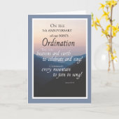 Aangepast Relatie, vijfde Jubileum van het jaar va Kaart (Gele Bloem)