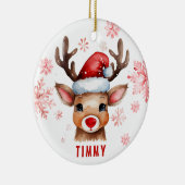 Aangepast Rendier Kerst Ornament (Rechts)