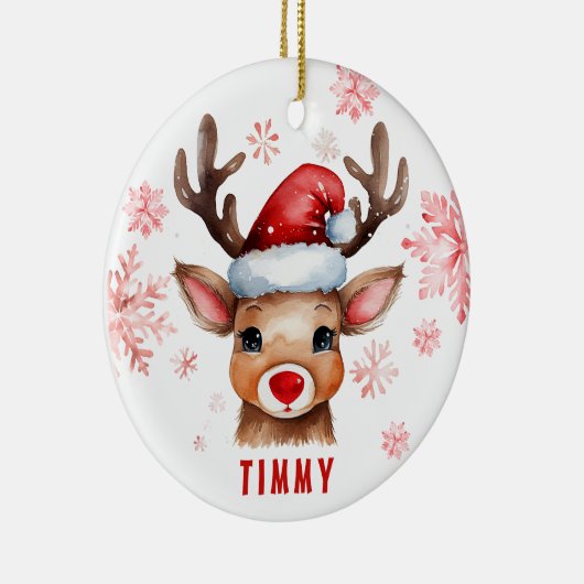 Aangepast Rendier Kerst Ornament (Rechts)