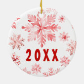 Aangepast Rendier Kerst Ornament (Achterkant)