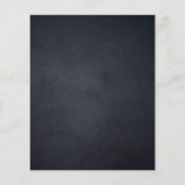 Aangepast restaurantmenu | Zwart modern fotomenu F Flyer (Achterkant)