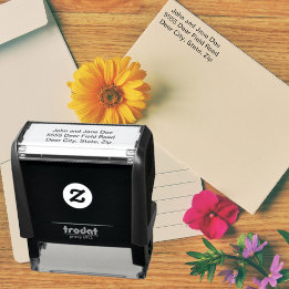 Aangepast retouradres: de gebeurtenispartij van de  zelfinktende stempel