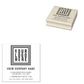 Aangepast retouradres voor bedrijf of Logo Rubberstempel (Gestempeld)