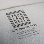 Aangepast retouradres voor bedrijf of Logo Zelfinktende Stempel