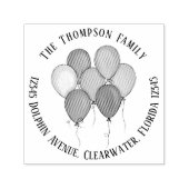 Aangepast retouradres voor feest  zelfinktende stempel (Design)