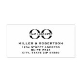 Aangepast retouradres voor Logo Zelfinktende Stempel (Design)