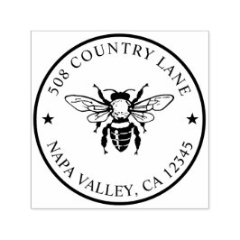 Aangepast retouradres: zelfinkend stempel, bijenst zelfinktende stempel