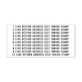 Aangepast retouradres zelfinkende stempel (Design)