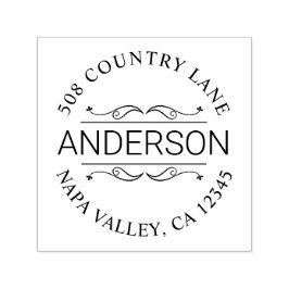 Aangepast retouradres zelfinktende stempel