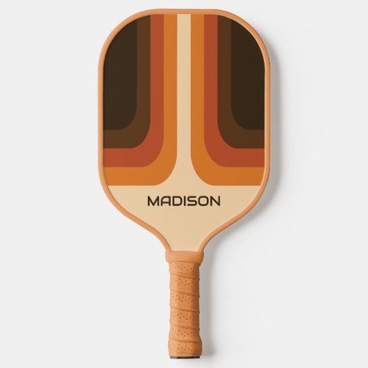 Aangepast Retro Pickleball Paddle (Voorkant)