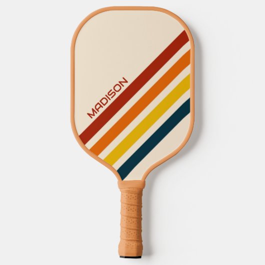Aangepast Retro Pickleball Paddle (Achterkant)