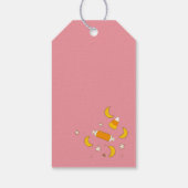 Aangepast Retro Trick or Treat of Halloween Feestj Cadeaulabel (Achterkant)