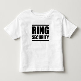 Aangepast - Ring Veiligheid peuter shirt