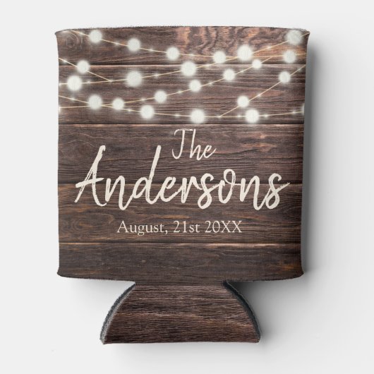 Aangepast ritsfeest voor jachthout blikjeskoeler (Voorkant)