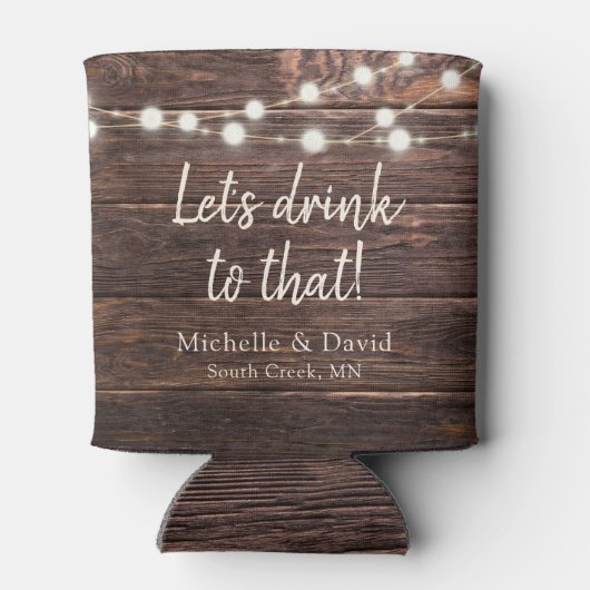 Aangepast ritsfeest voor jachthout blikjeskoeler (Achterkant)