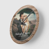 Aangepast ritsvriendelijk fotoscript voor moderne  ronde klok (Hoek)