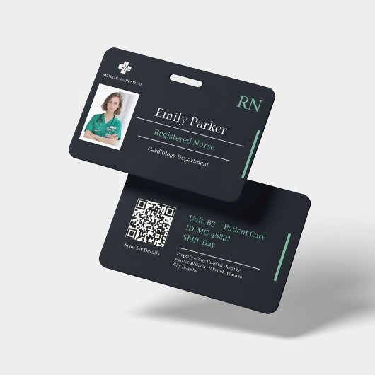 Aangepast RN ID Badge Sjabloon | Verpleegkundige