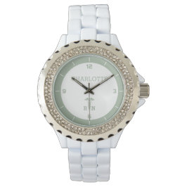 Aangepast RN Medisch Symbool Zurse Afstuderen Horloge