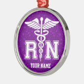 Aangepast RN Metalen Ornament (Links)