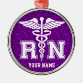 Aangepast RN Metalen Ornament (Voorkant)
