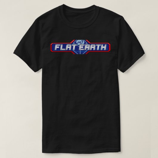 Aangepast Robo Flat Earth 2 T-shirt (Design voorkant)
