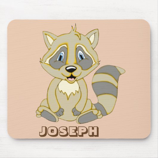 Aangepast Rocky Raccoon Muismat (Voorkant)