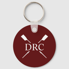 Aangepast Roeiclub Monogram Sleutelhanger