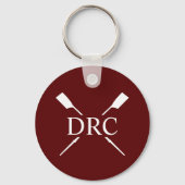 Aangepast Roeiclub Monogram Sleutelhanger (Achterkant)