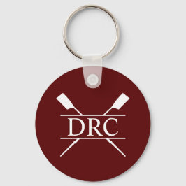 Aangepast Roeiclub Monogram Sleutelhanger