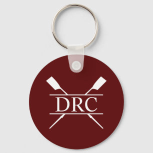 Aangepast Roeiclub Monogram Sleutelhanger