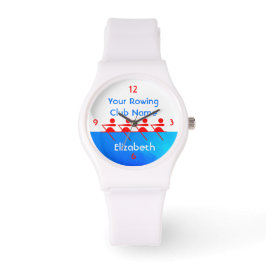 Aangepast roeiteam van Club Crew Horloge