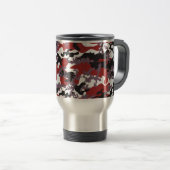 Aangepast roestvrij staal reismosterd reisbeker (Voorkant rechts)