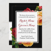 Aangepast Romantisch Bohemian Wedding  Roos Kaart (Voorkant / Achterkant)