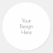 Aangepast Ronde Sticker (Voorkant)