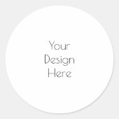 Aangepast Ronde Sticker (Voorkant)