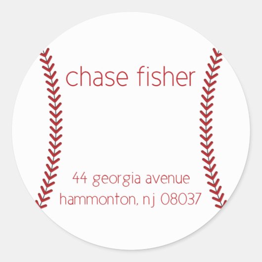 aangepast ronde sticker (Voorkant)