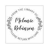 Aangepast rondom Botanisch uit de bibliotheek van Rubberstempel (Afrduk)