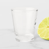 Aangepast rondom de ronddraaiende zakenwereld Mini Shot Glas (Links)