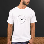 Aangepast rondom de ronddraaiende zakenwereld Mini T-shirt<br><div class="desc">Promoot uw bedrijf met dit coole T-shirt,  met aangepaste logo-sjabloon! Voeg eenvoudig uw eigen logo toe door op de optie "personaliseren" te klikken.</div>