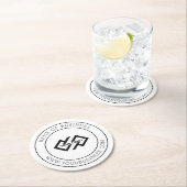 Aangepast rondpapier voor zakelijke Logo Ronde Kartonnen Onderzetter (Insitu)