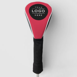 Aangepast rood bedrijfsmerk met Logo Golfheadcover