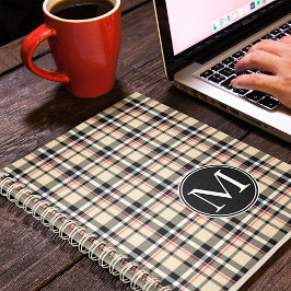 Aangepast rood beige zwart-wit vierkant geplakt pa planner