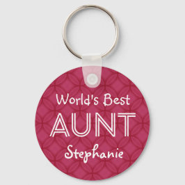 Aangepast rood cadeau ter wereld, beste bedrag, 09 sleutelhanger